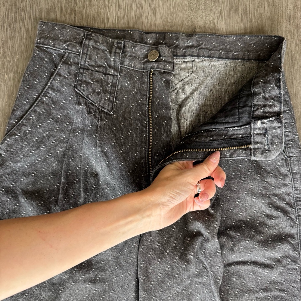 Vintage Rockies Denim Grey Black Patterned Jeans 28 - Picture 6 of 13